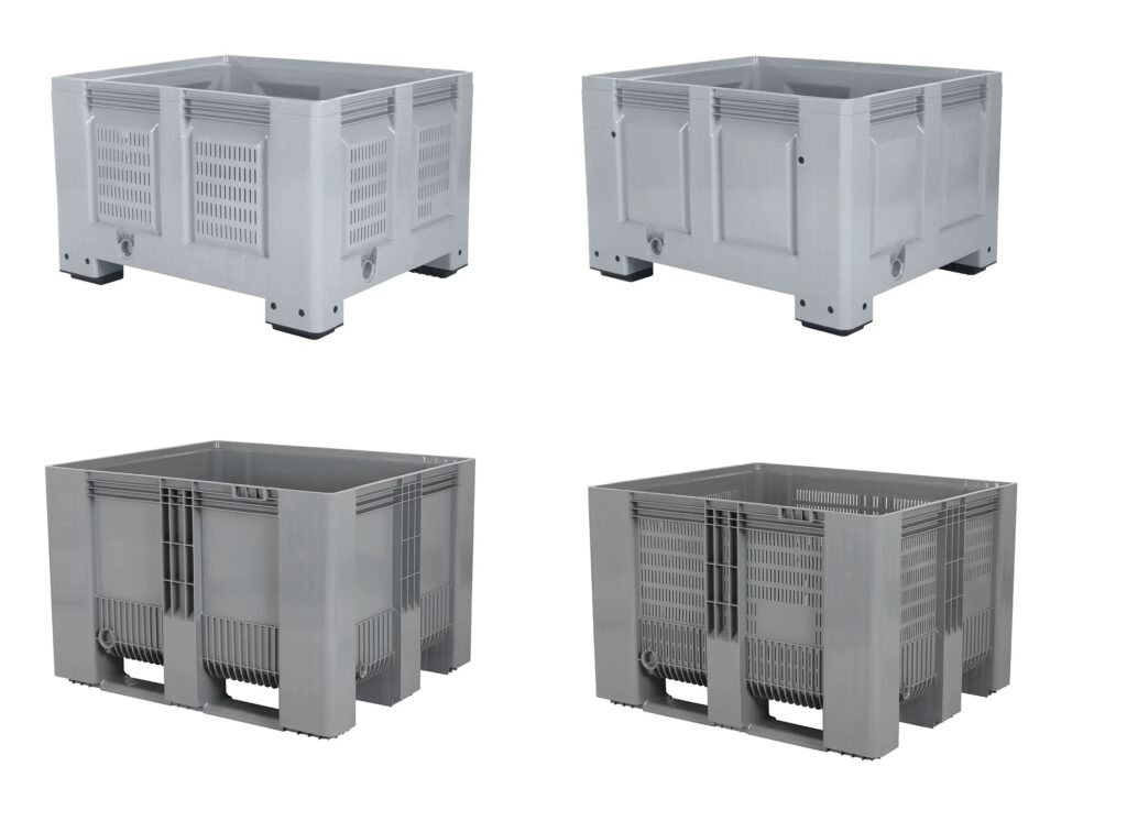 Geperforeerde of gesloten palletbox? Slimme keuzehulp